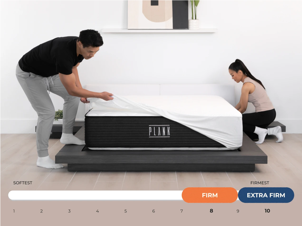 Brooklyn Bedding Plank Firm Luxe