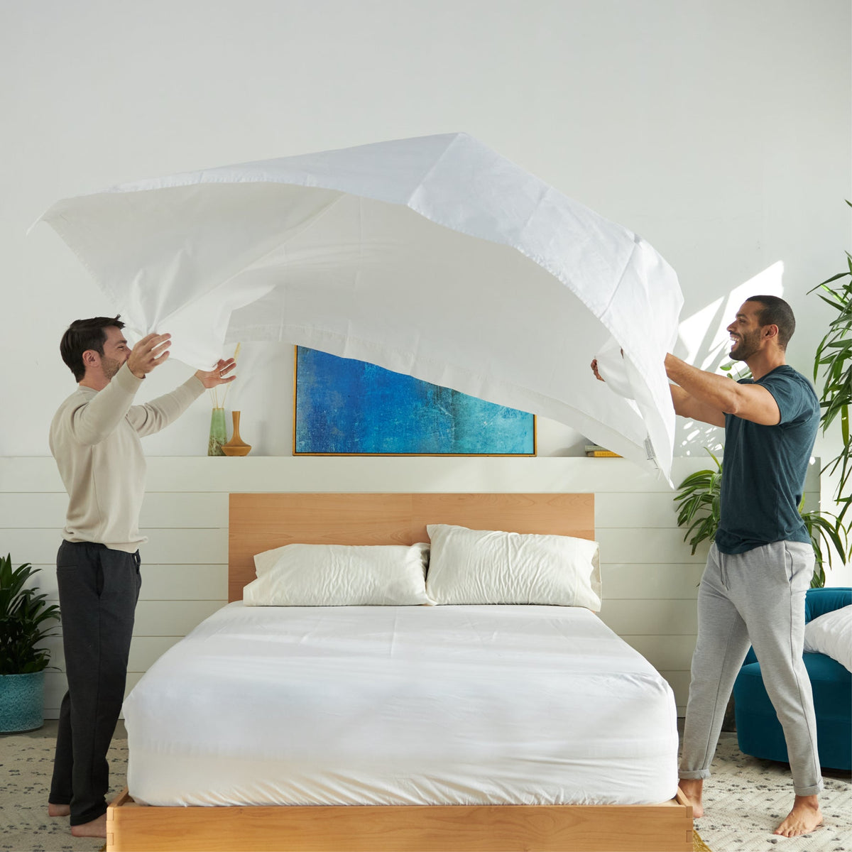 Avocado Percale Organic Cotton Sheets