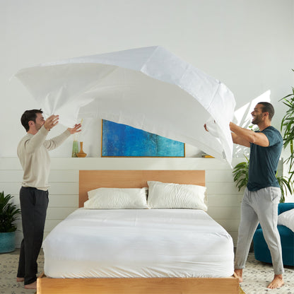 Avocado Percale Organic Cotton Sheets