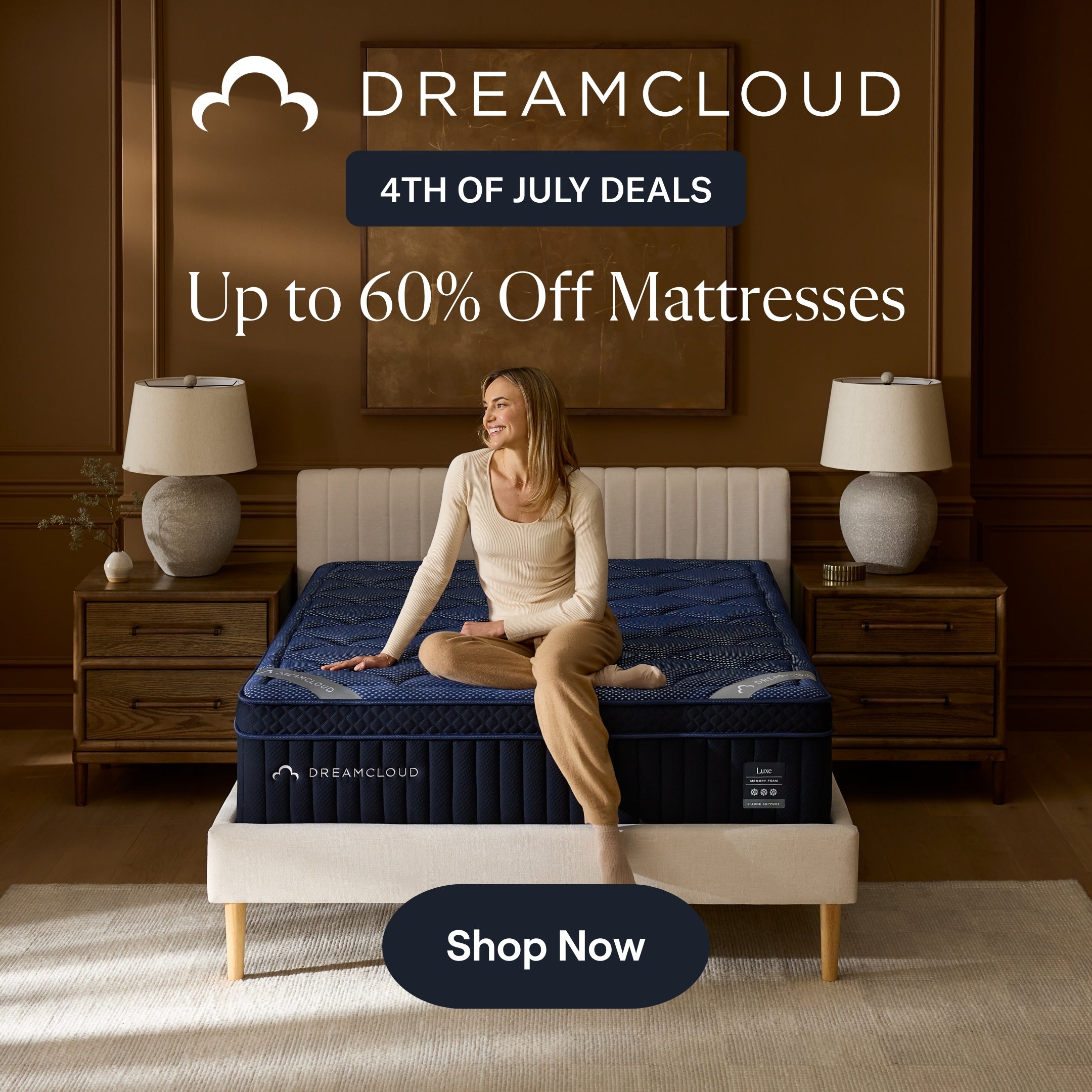 Award Winning Sleep-60% Off Dreamcloud Mattresses