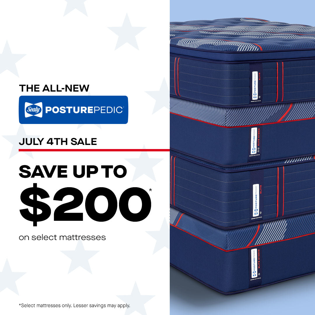 July 4th Event: Enjoy Up to $200 Off Sealy Mattresses with Complimentary Shipping