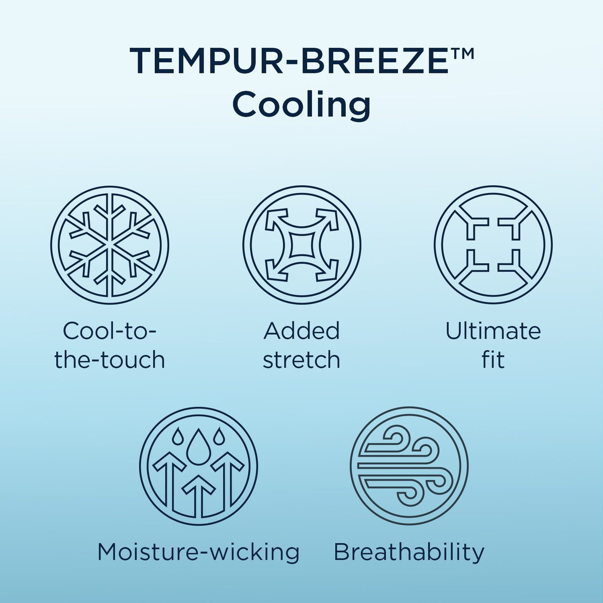 TEMPUR-Breeze® Cooling Sheet Set