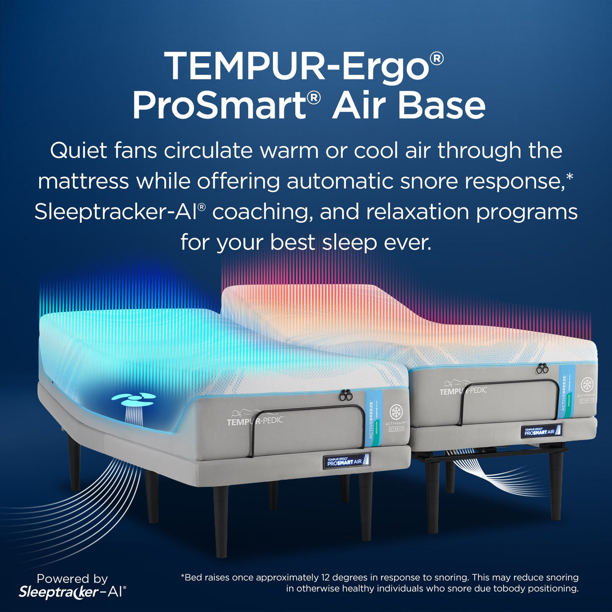 Tempur-Pedic TEMPUR-ActiveBreeze Medium Hybrid Smart Bed