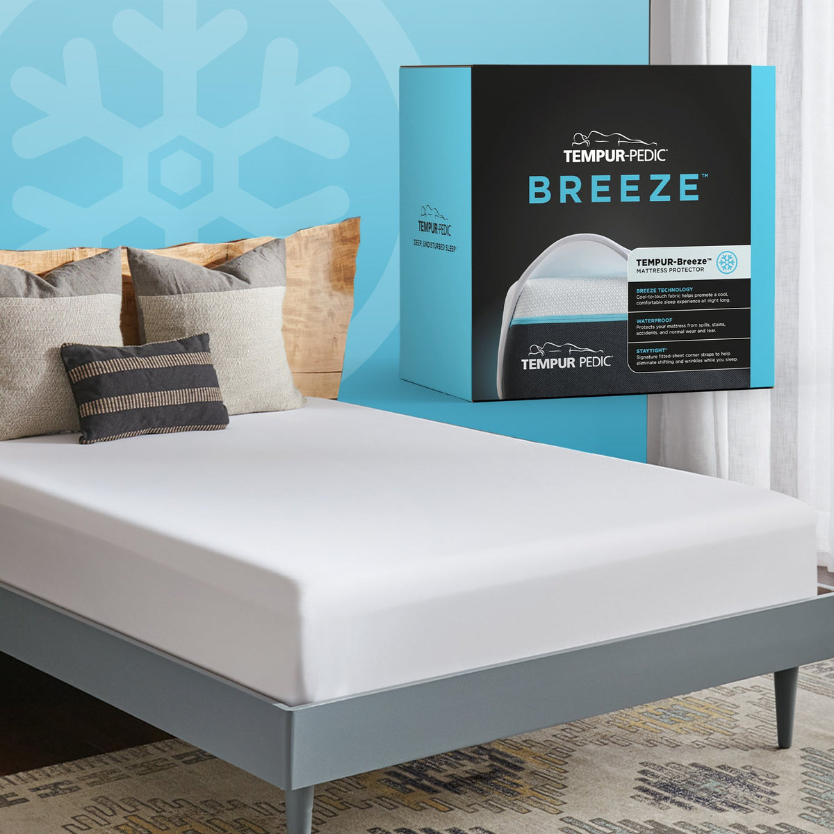 TEMPUR-Breeze® Mattress Protector