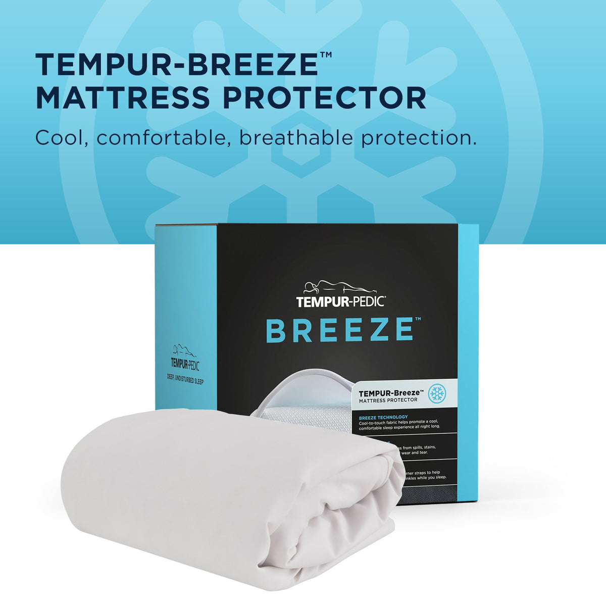 TEMPUR-Breeze® Mattress Protector
